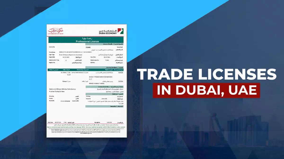 trade license in Dubai